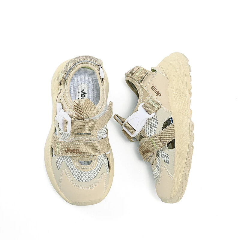 Jeep Anti-Slip And Wear-Resistant Breathable Children's Sandals Khaki Kids'