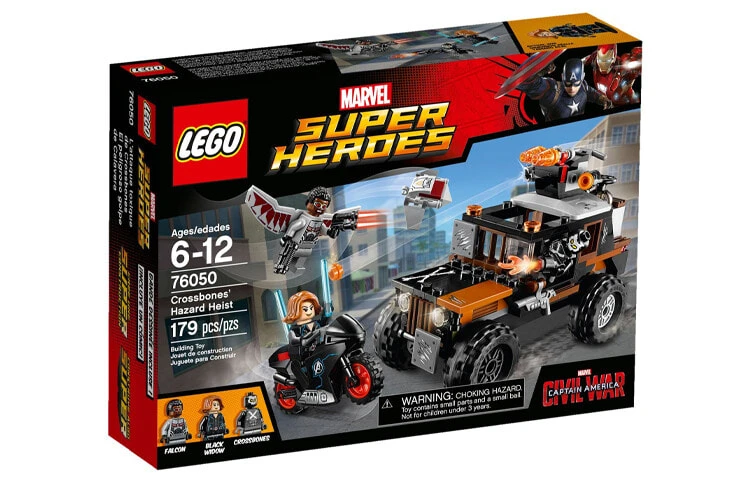 LEGO Super Hero Collection Marvel, The Avengers, Crossbone Intercept Battle Building Blocks 179pcs 76050