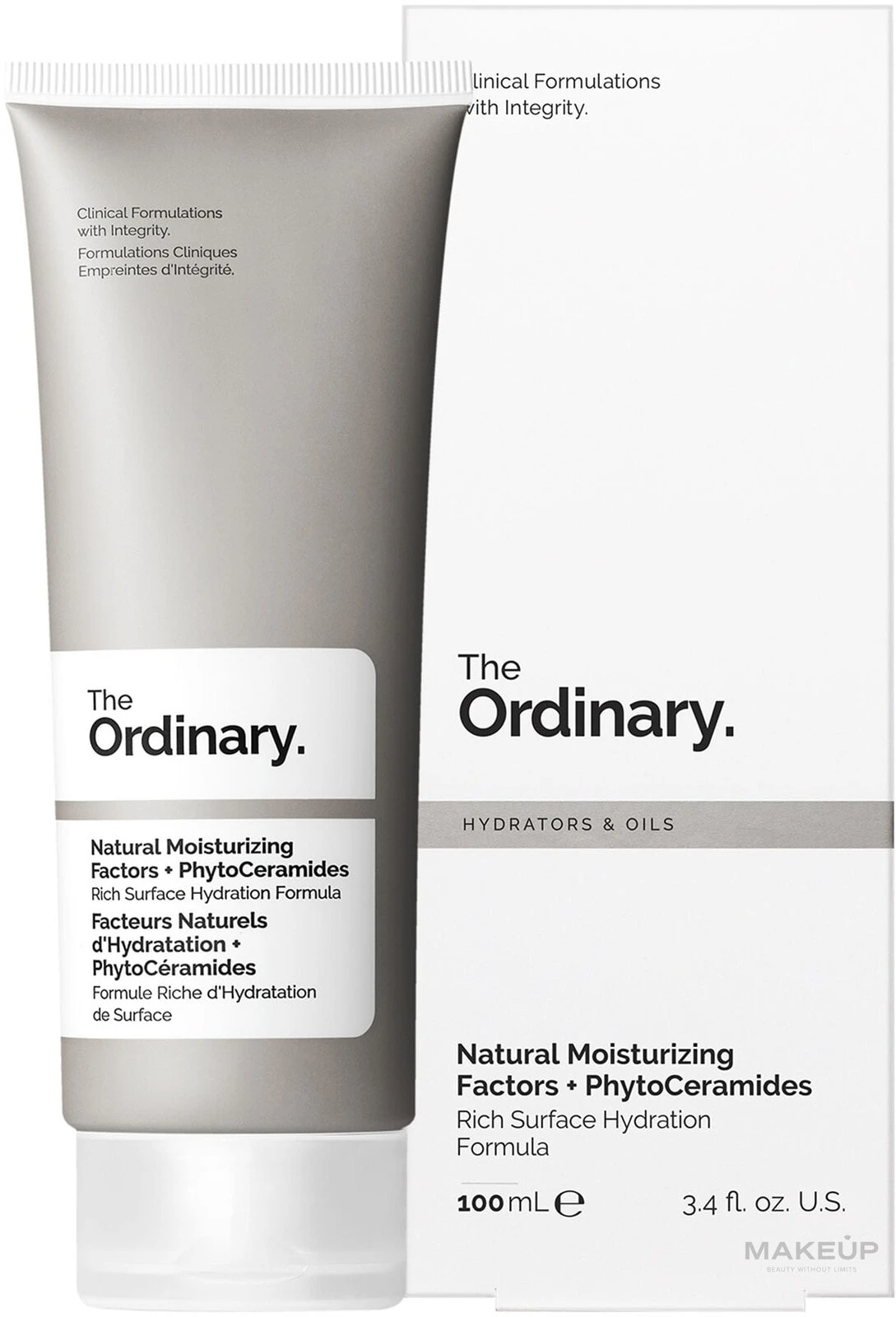 Nährende und feuchtigkeitsspendende Gesichtscreme - The Ordinary Natural Moisturizing Factors + PhytoCeramides