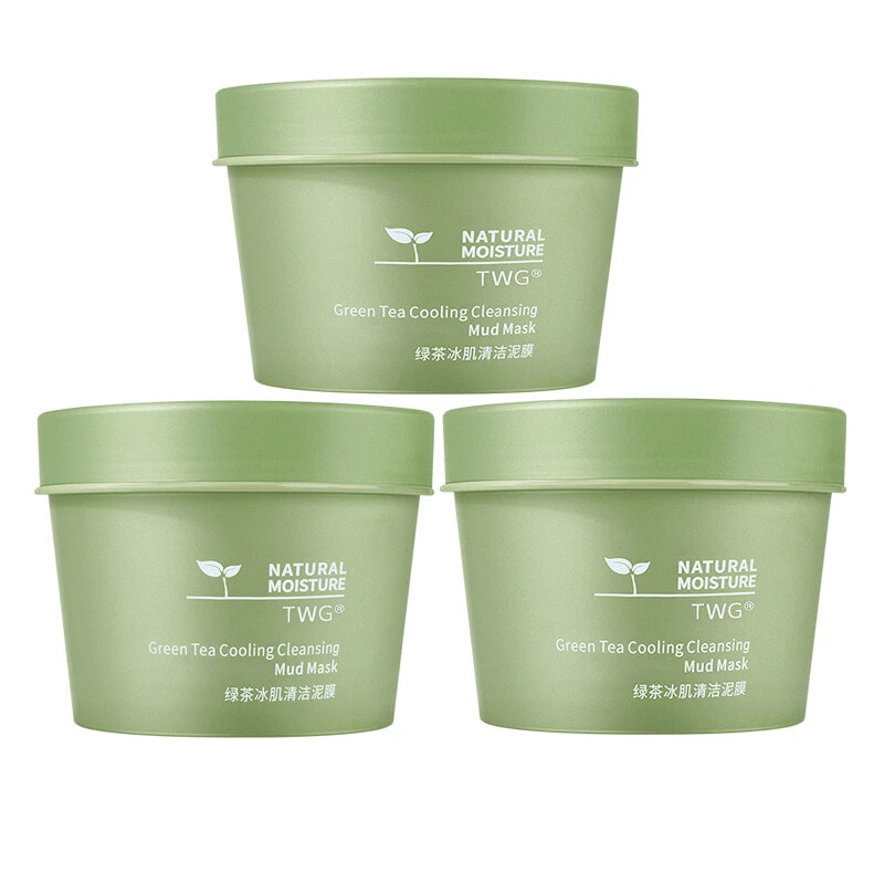TWG Green Tea Mud Mask Facial Masks 100g/100g*2/100g*3