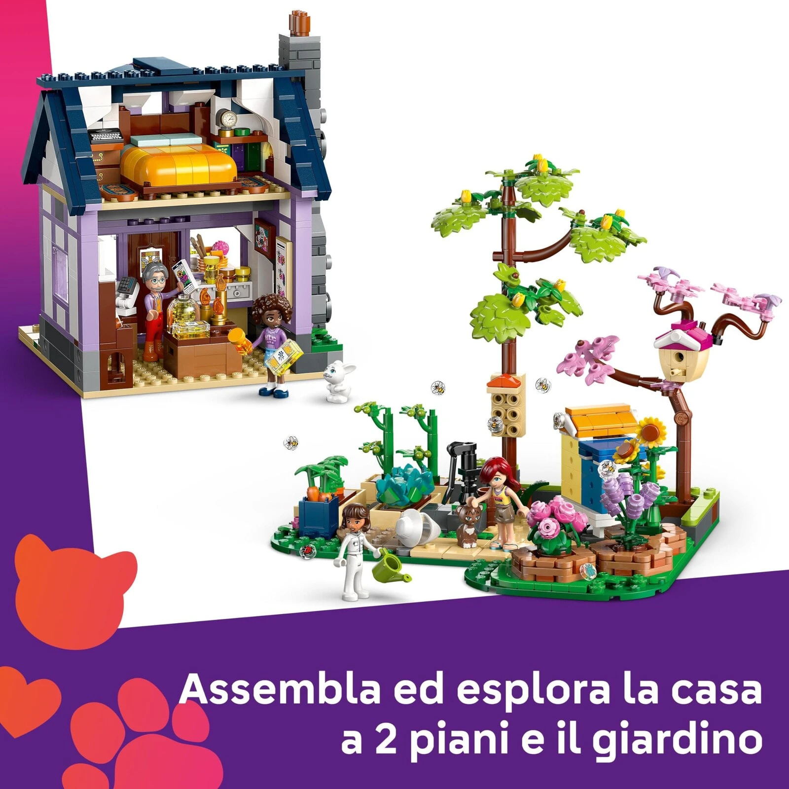LEGO Bauernhof-und Blumengarten-Aufbauspiel