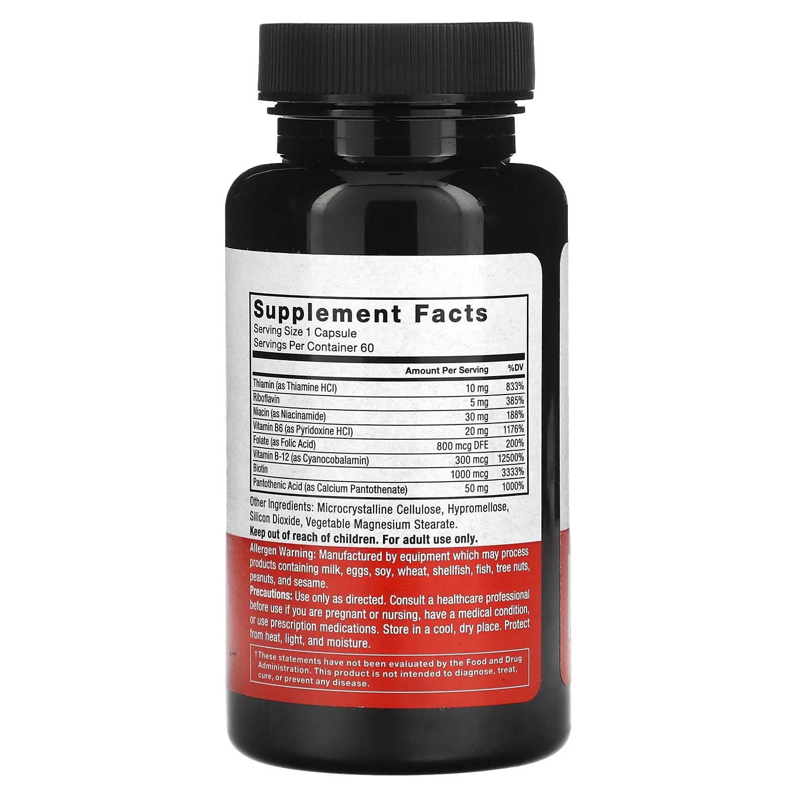 B Complex, 60 Vegetable Capsules