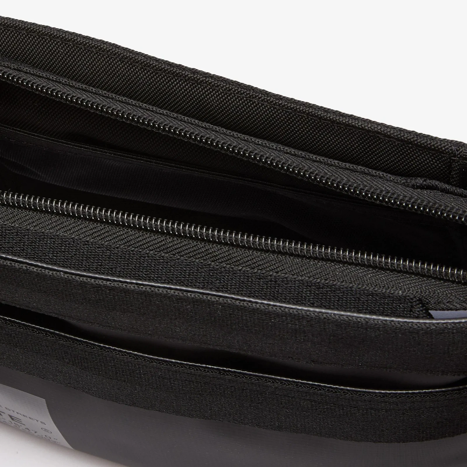 LACOSTE Blended Material Crossbody Bag Shoulder Bag Medium Size Men's Black