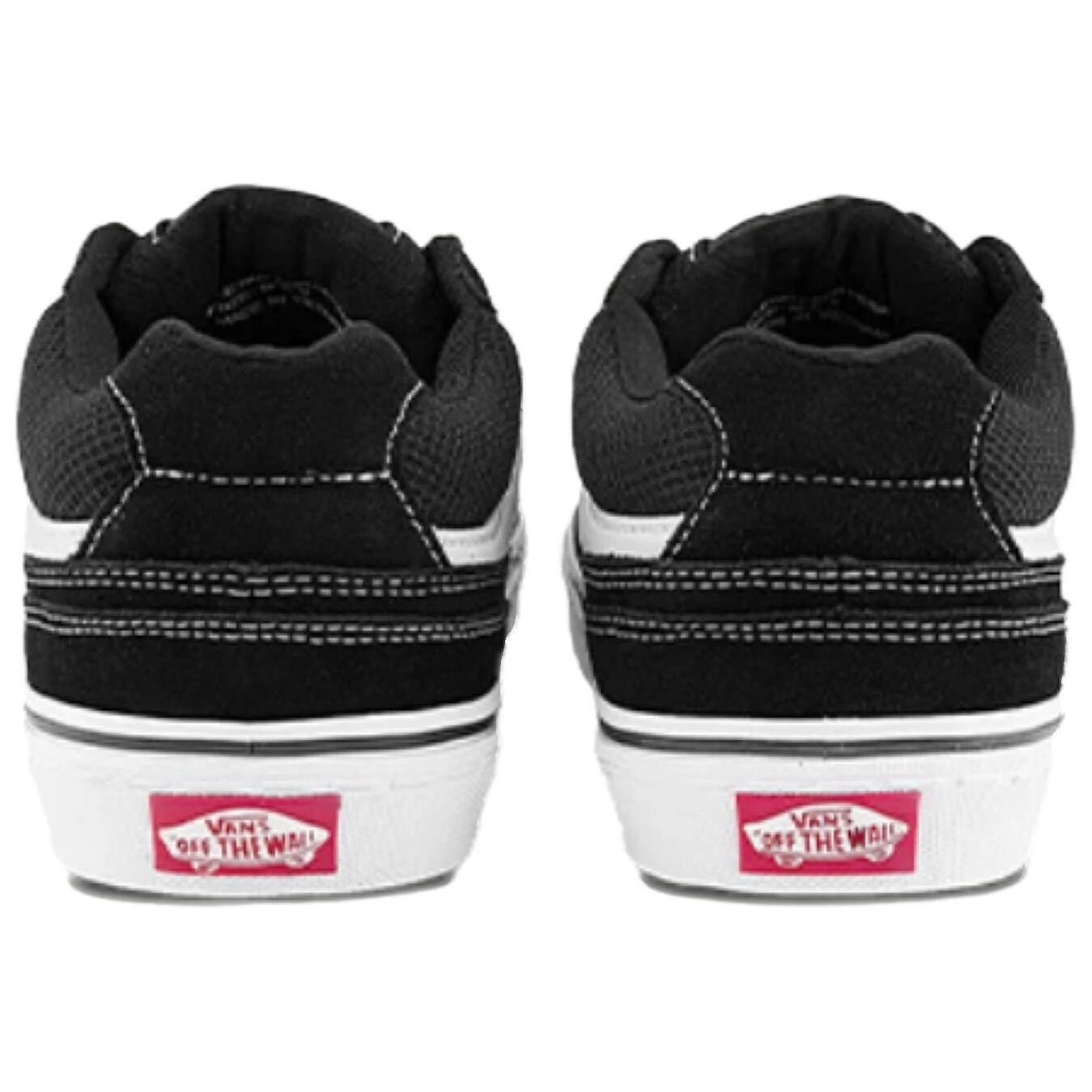 Vans Caldrone Abrasion Resistant Low top Canvas Shoes Unisex Black White