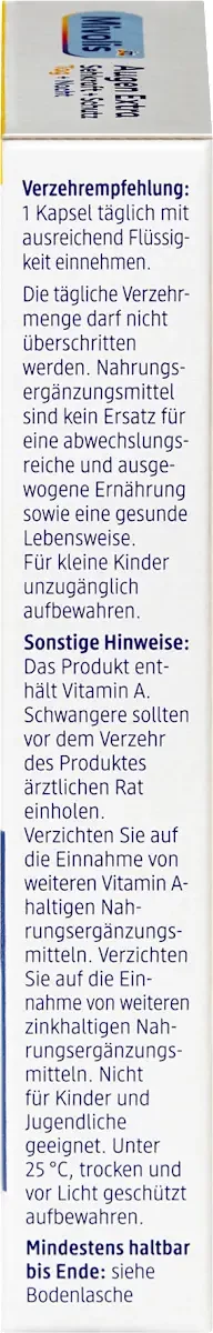 Augen Extra Sehkraft + Schutz, Tag + Nacht, Kapseln, 30 St, 16 g