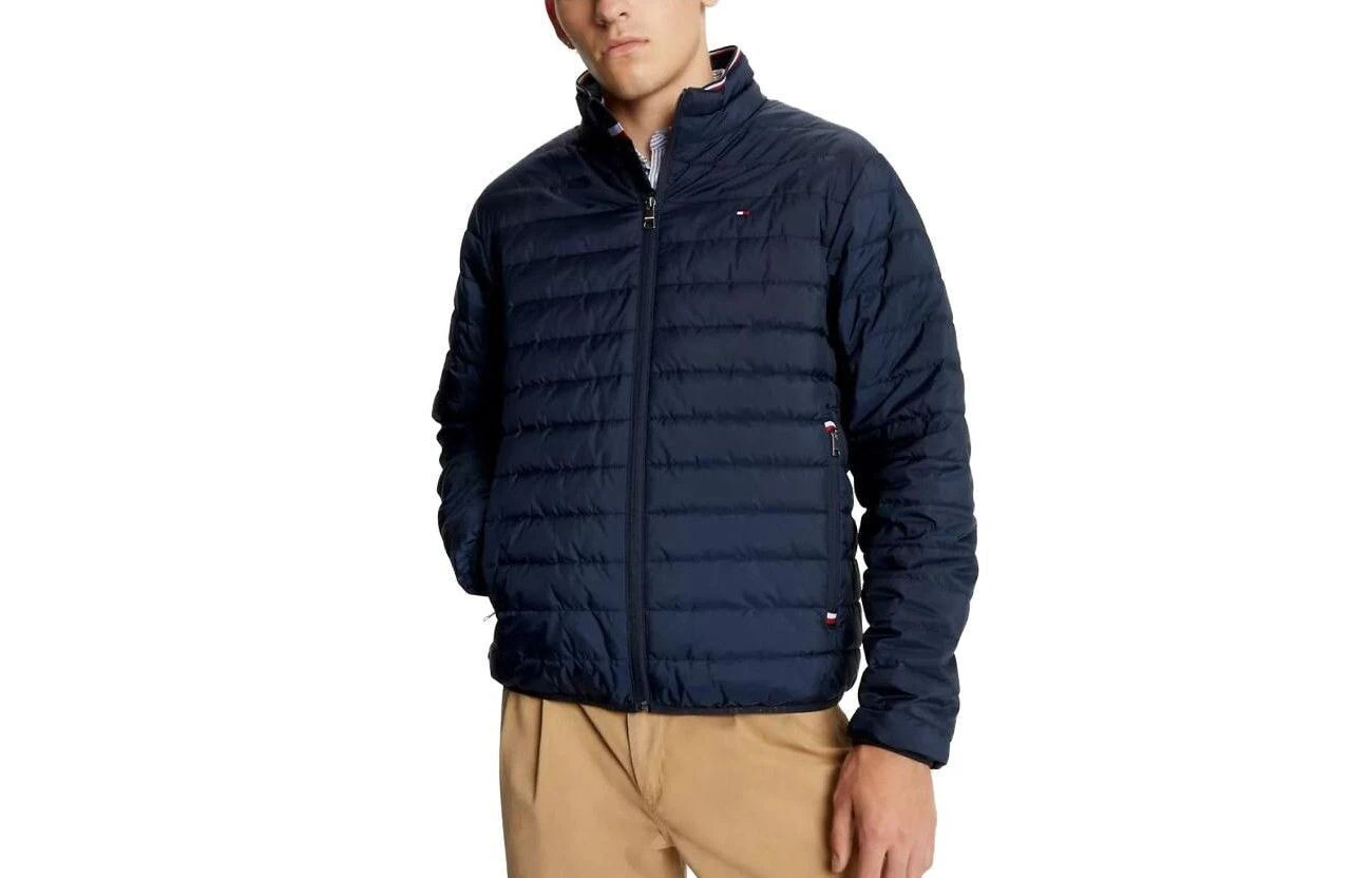 Tommy Hilfiger Recycled Packable Jacket Jackets Desert Sky Jackets Coats Men's Blue