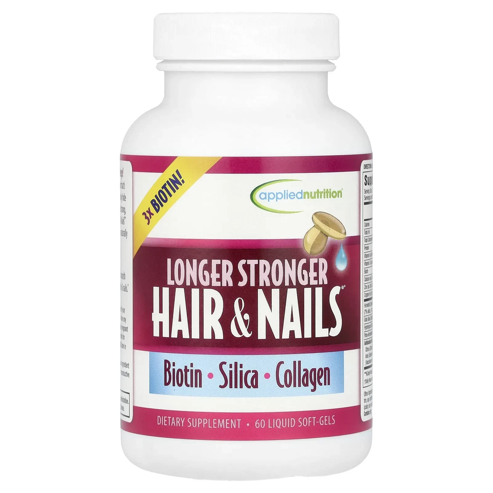 Longer Stronger Hair & Nails®, 60 Liquid Soft-Gels