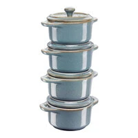 Zwilling STAUB CERAMIQUE - Casserole baking dish - Round - Ceramic - 1 person(s) - Turquoise - Enamel