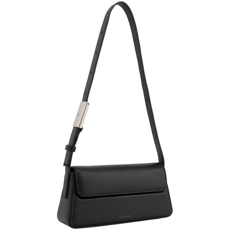 CALVIN KLEIN Synthetic Material Shoulder Bag Medium Women's Space Black