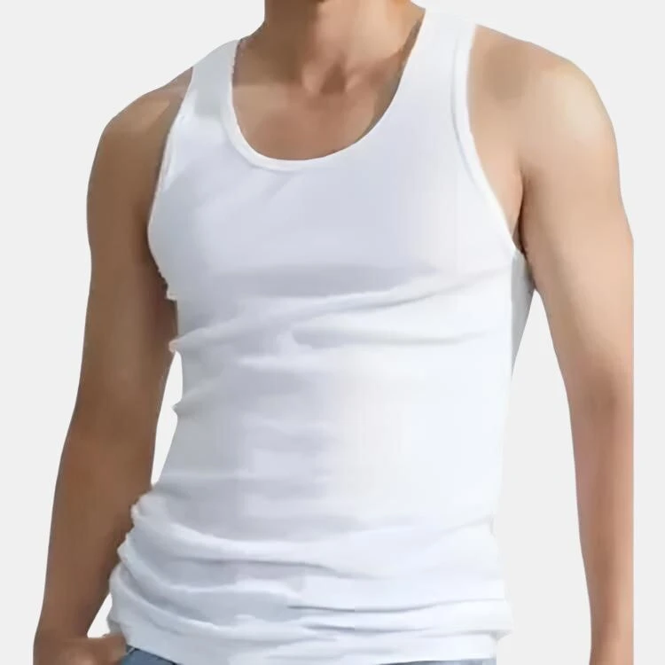 CALVIN KLEIN Tank Top Men's 3 Pack Moon White