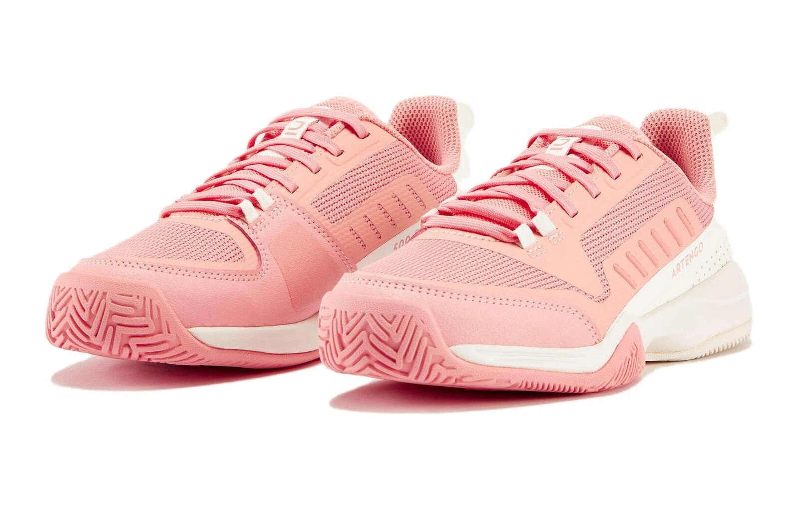 DECATHLON Slip Resistant Shock Absorbers Low Top Kids' Training Shoes Pink Kids