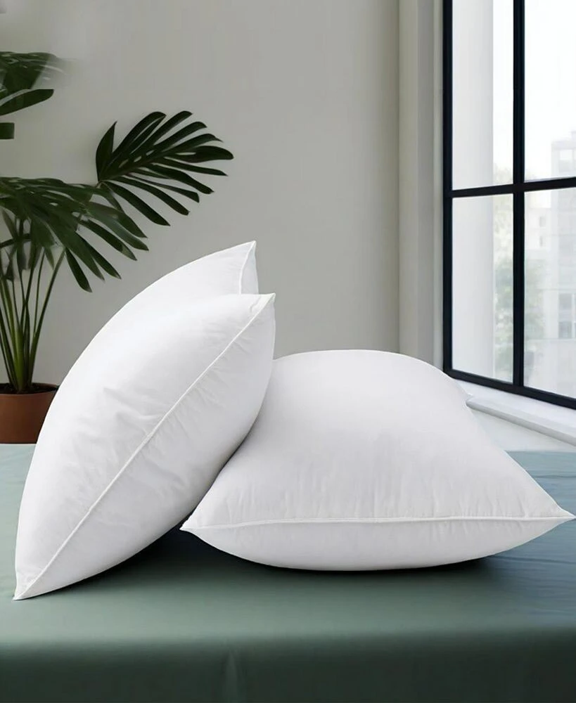 UNIKOME medium Firm Goose Down Feather Pillow, Standard