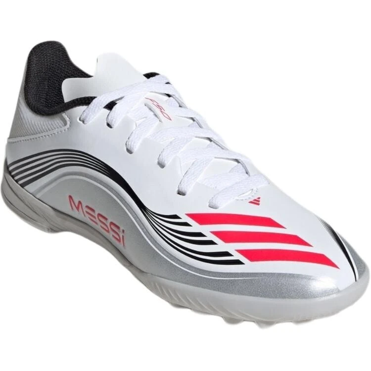 Adidas F50 Collection Messi Collection Abrasion Resistant Low Top Kids' Soccer Shoes White Kids'