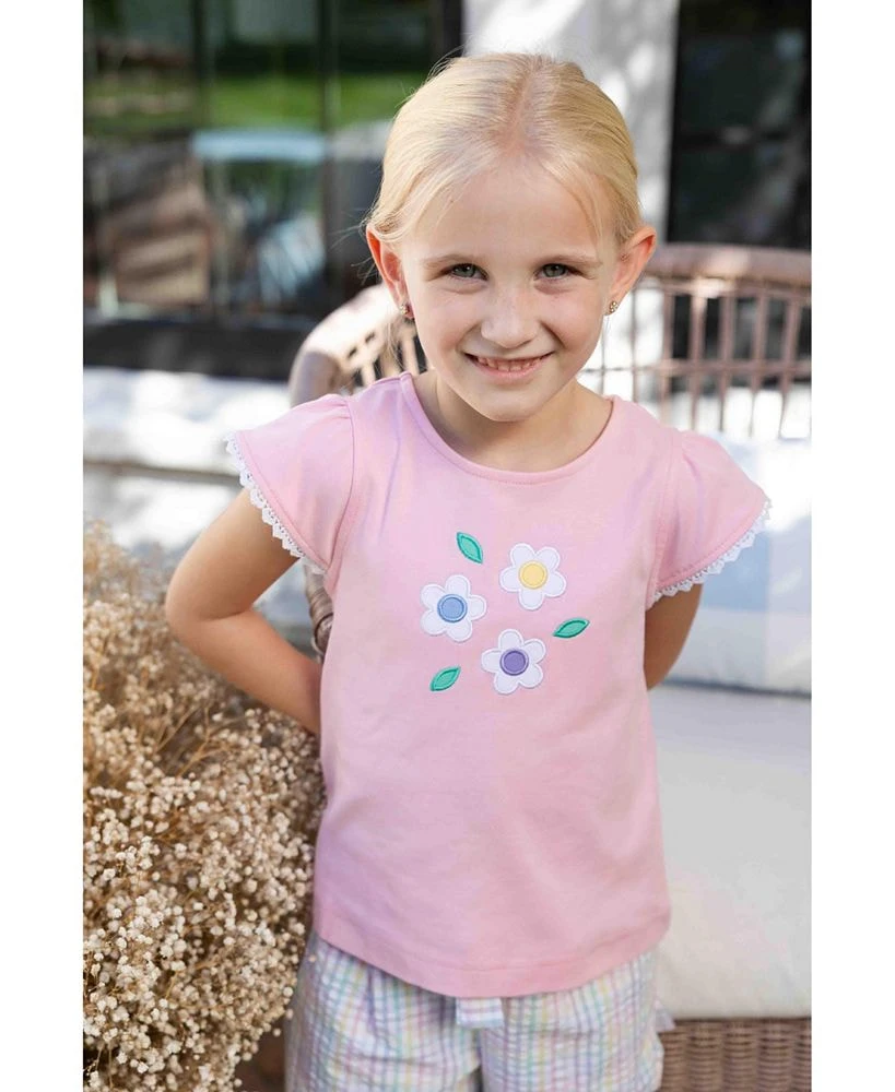 Florence Eiseman big Girl Knit Top With Flowers