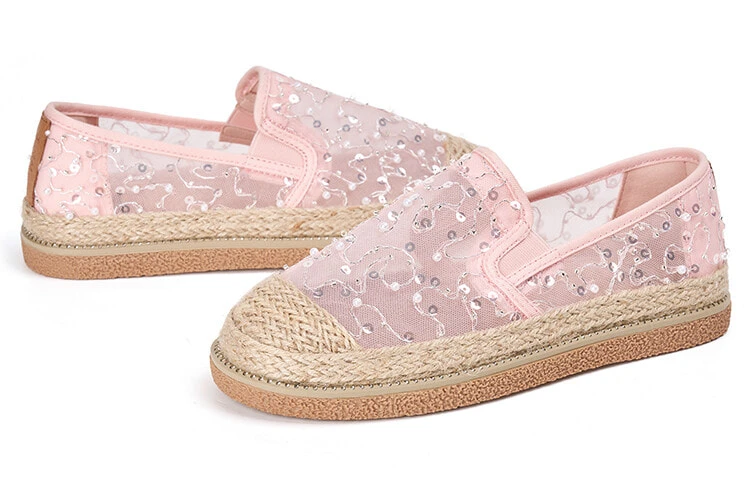 Joy&Mario Espadrilles Women's Pink/Beige Yellow