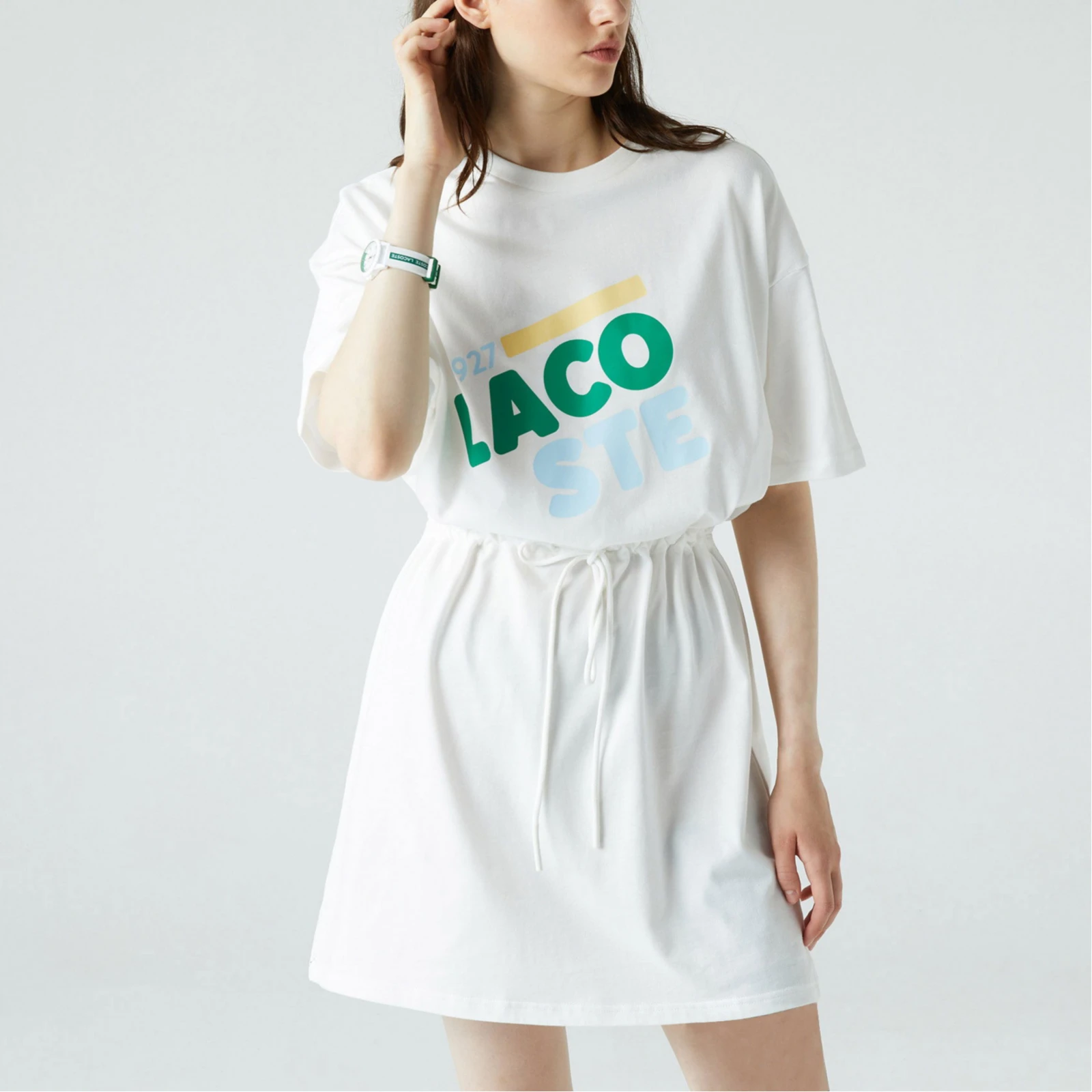 LACOSTE SS22 Dress Women's White
