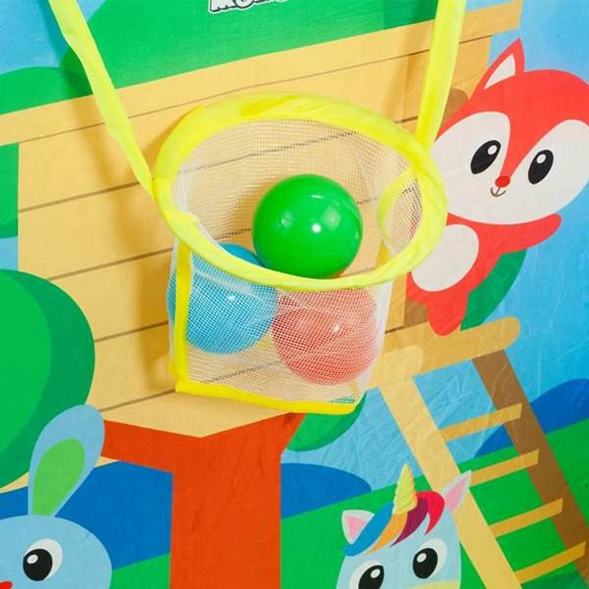 MOLTO Park mit Korb und 25 Bällen 76x100x110 cm