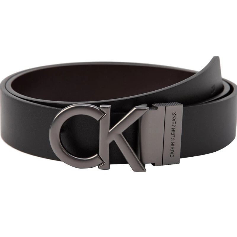 CALVIN KLEIN Cow Leather Belts Men's Black Brown